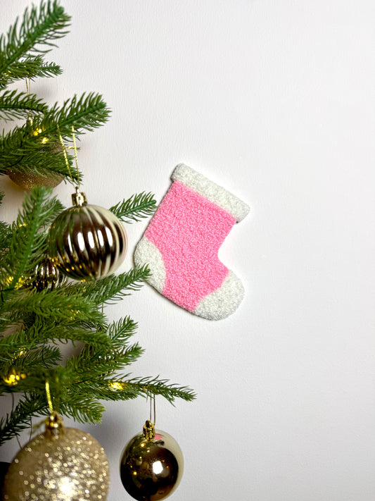 Stor Julesok Vægtæppe Lyserød