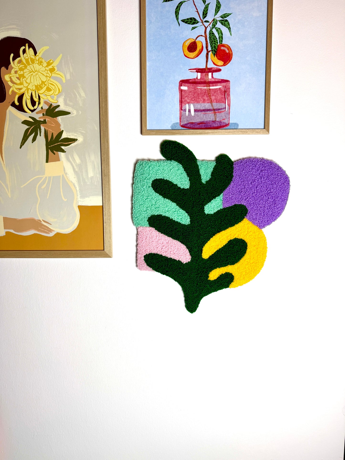 Organisk Blad Vægtæppe