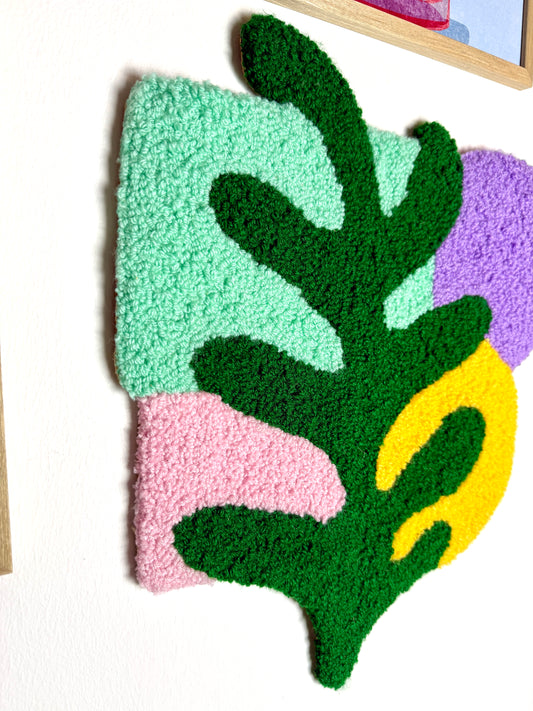 Organisk Blad Vægtæppe