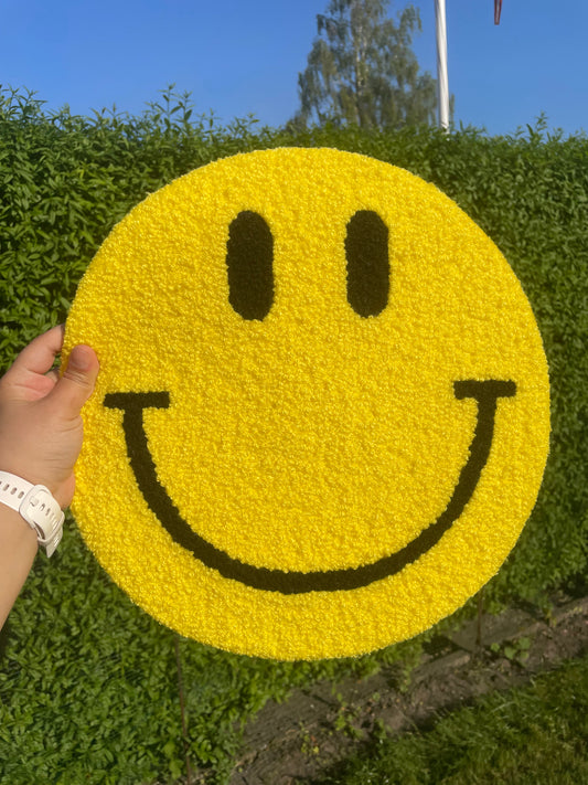Smiley Vægtæppe (Gul)