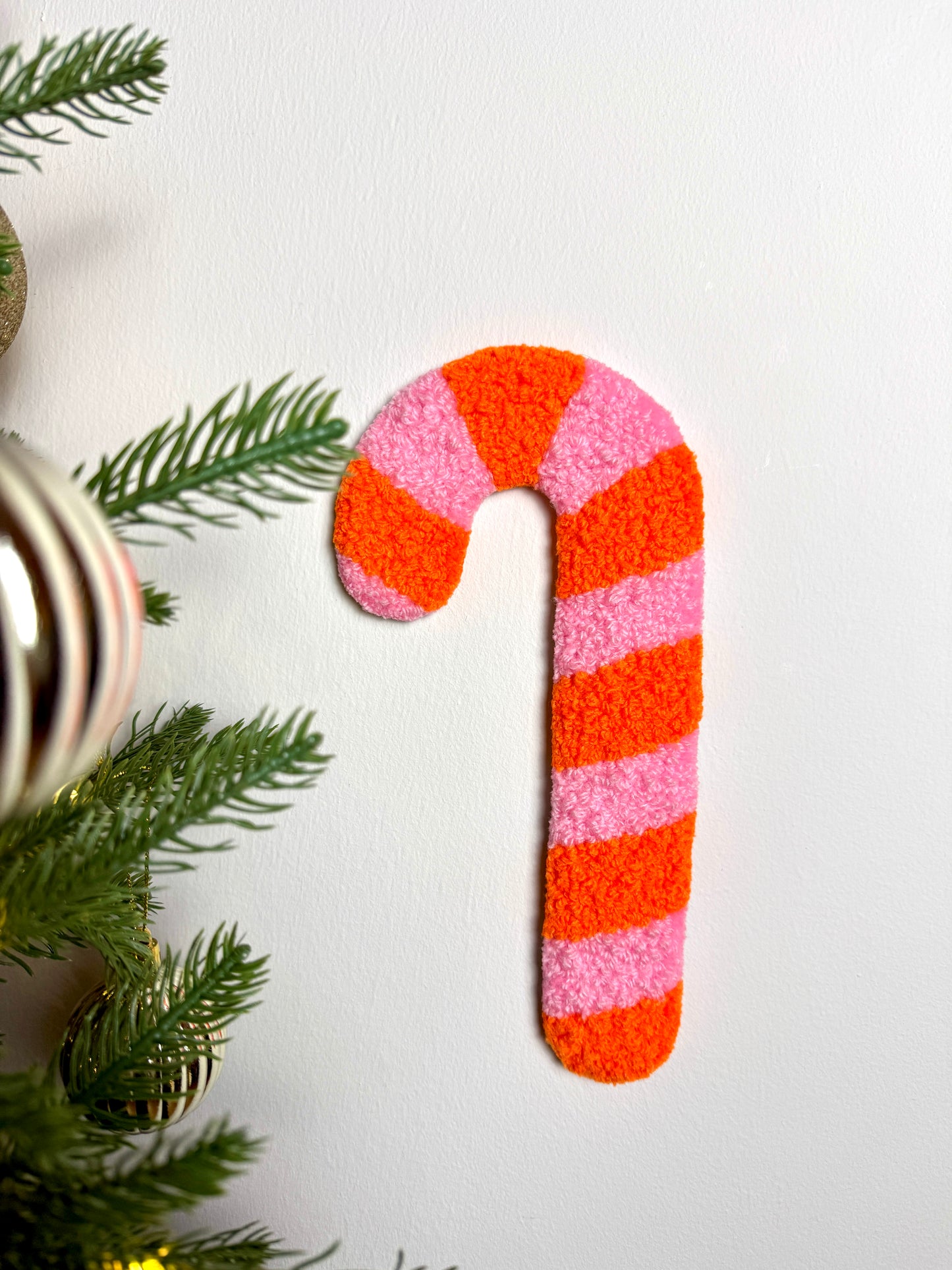 Julestok Vægtæppe (Orange/Lyserød)