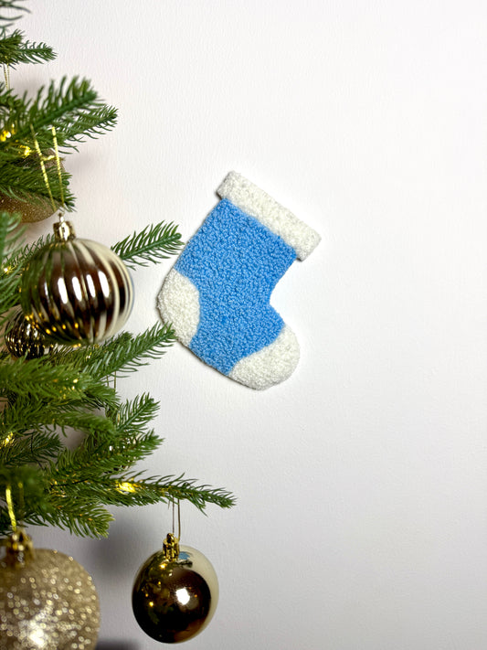 Stor Julesok Vægtæppe Blå