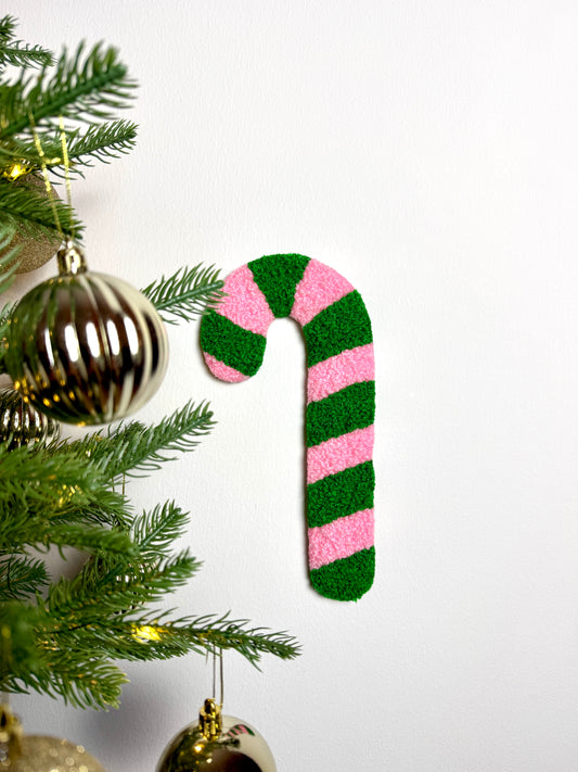 Julestok Vægtæppe (Lyserød/Mørkegrøn)