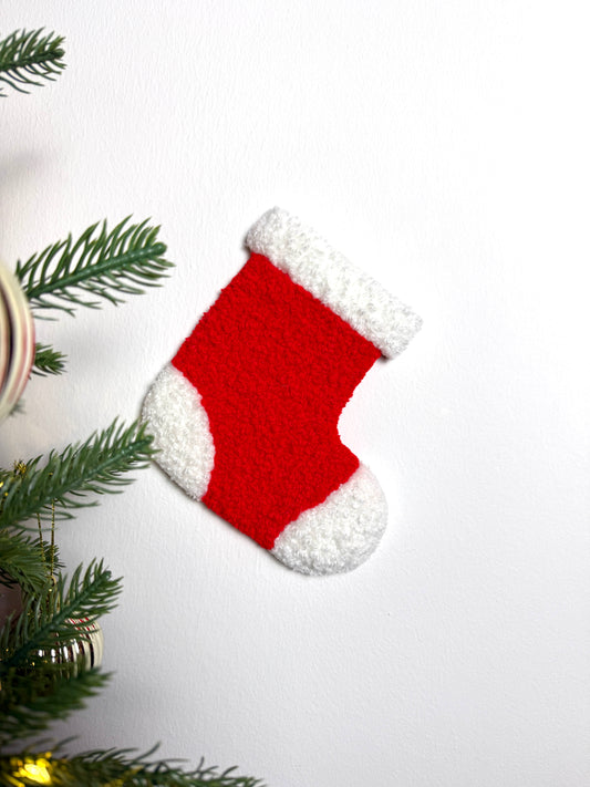 Stor Julesok Vægtæppe Rød