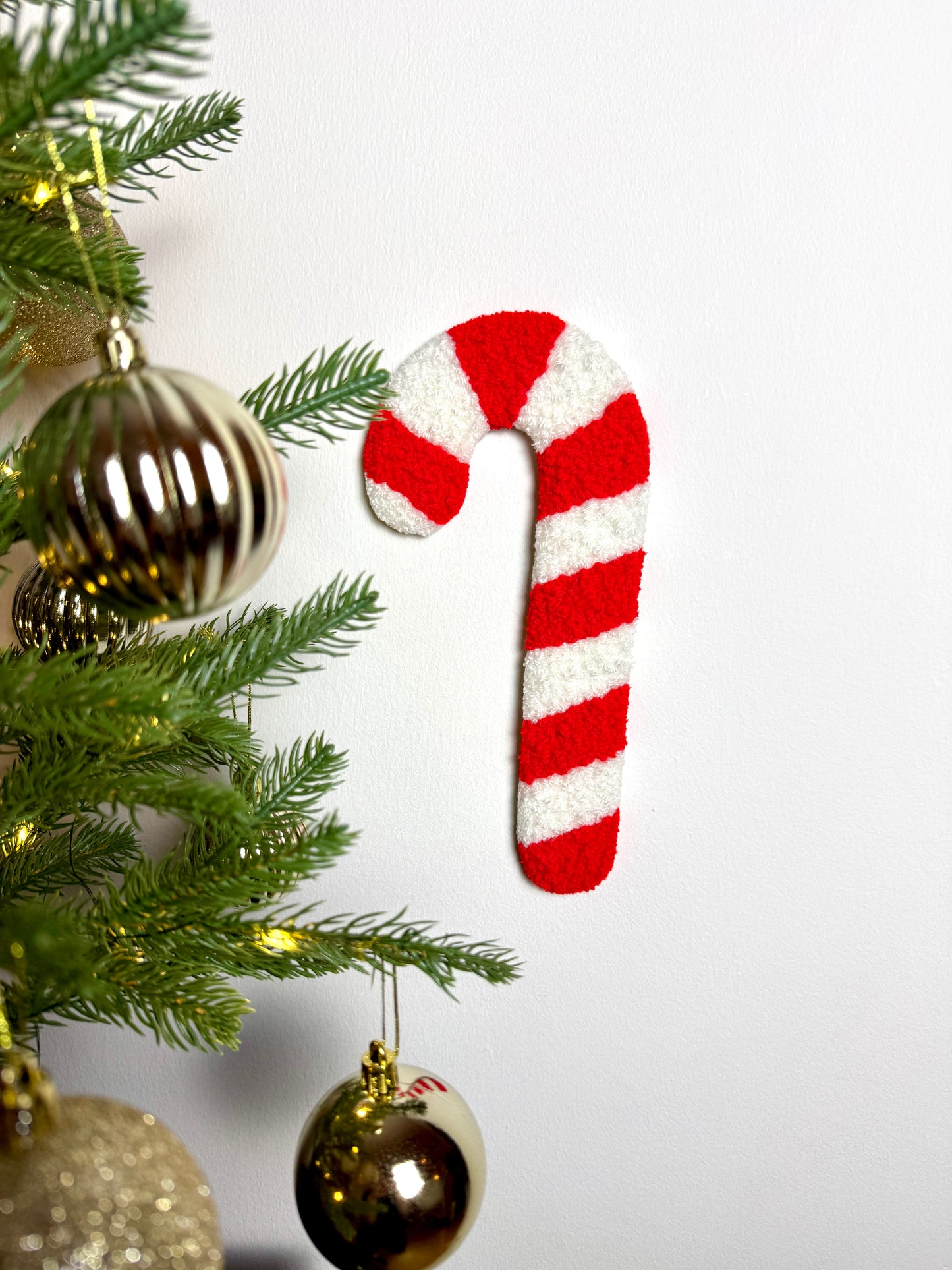 Julestok Vægtæppe (Rød/Hvid)