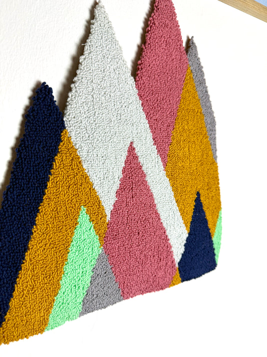 Farverige Bjerge Vægtæppe