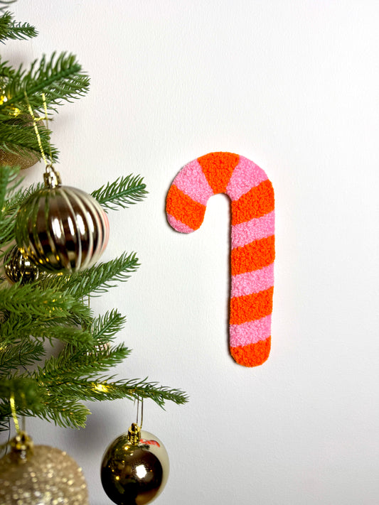 Julestok Vægtæppe (Orange/Lyserød)