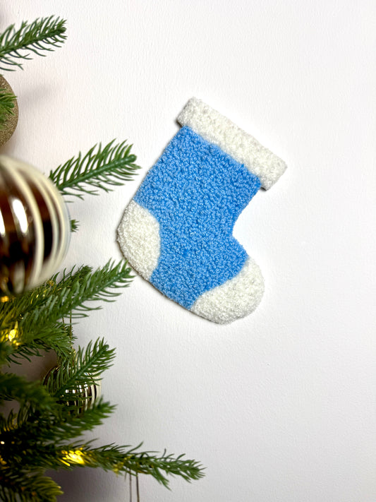 Stor Julesok Vægtæppe Blå