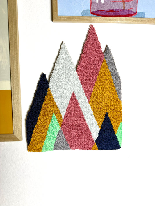 Farverige Bjerge Vægtæppe