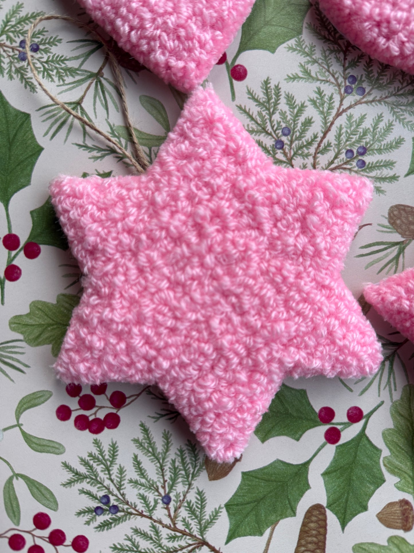 Julestjerne Ophæng (Pink)