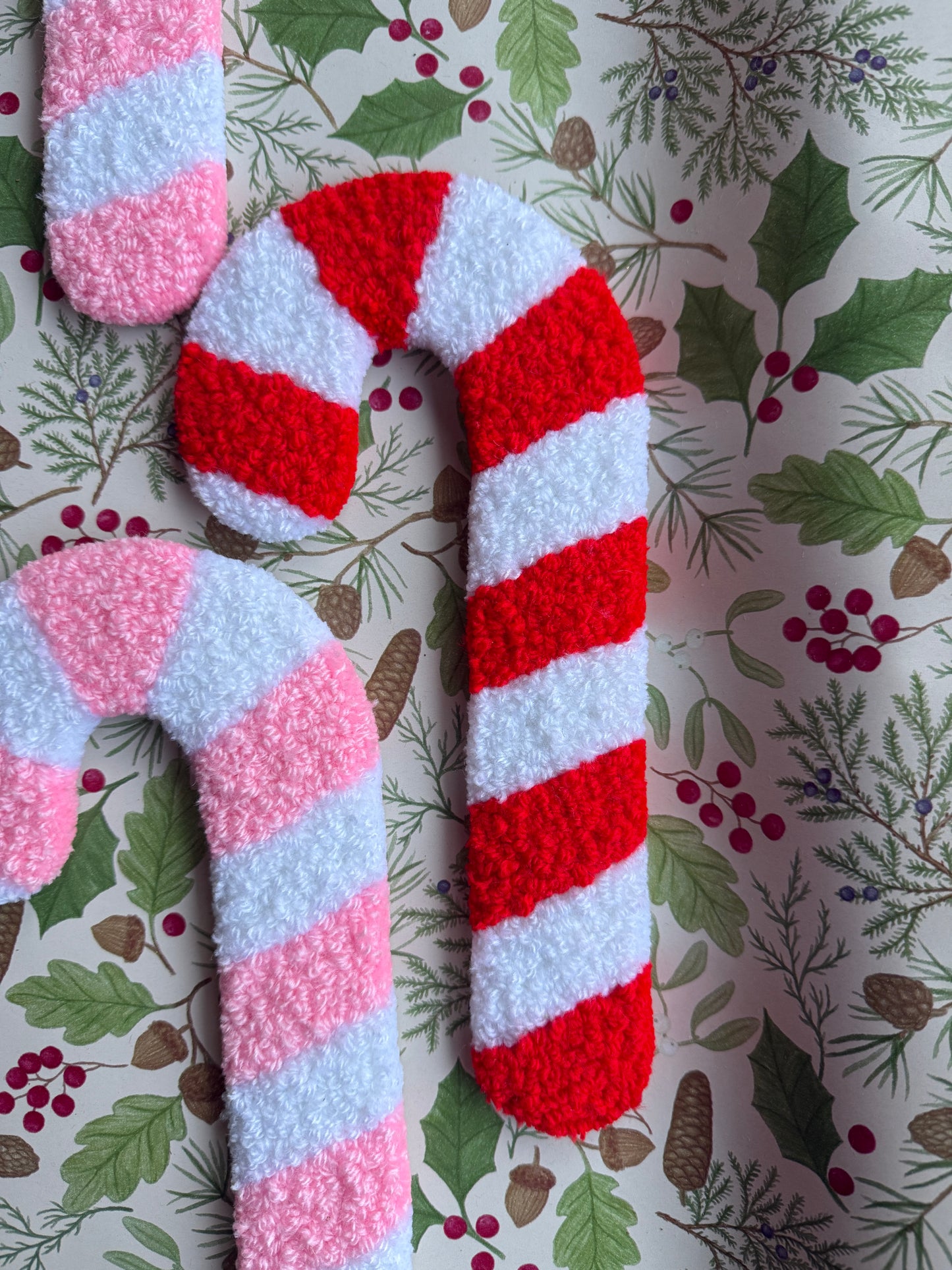 Julestok Vægtæppe (Rød/Hvid)