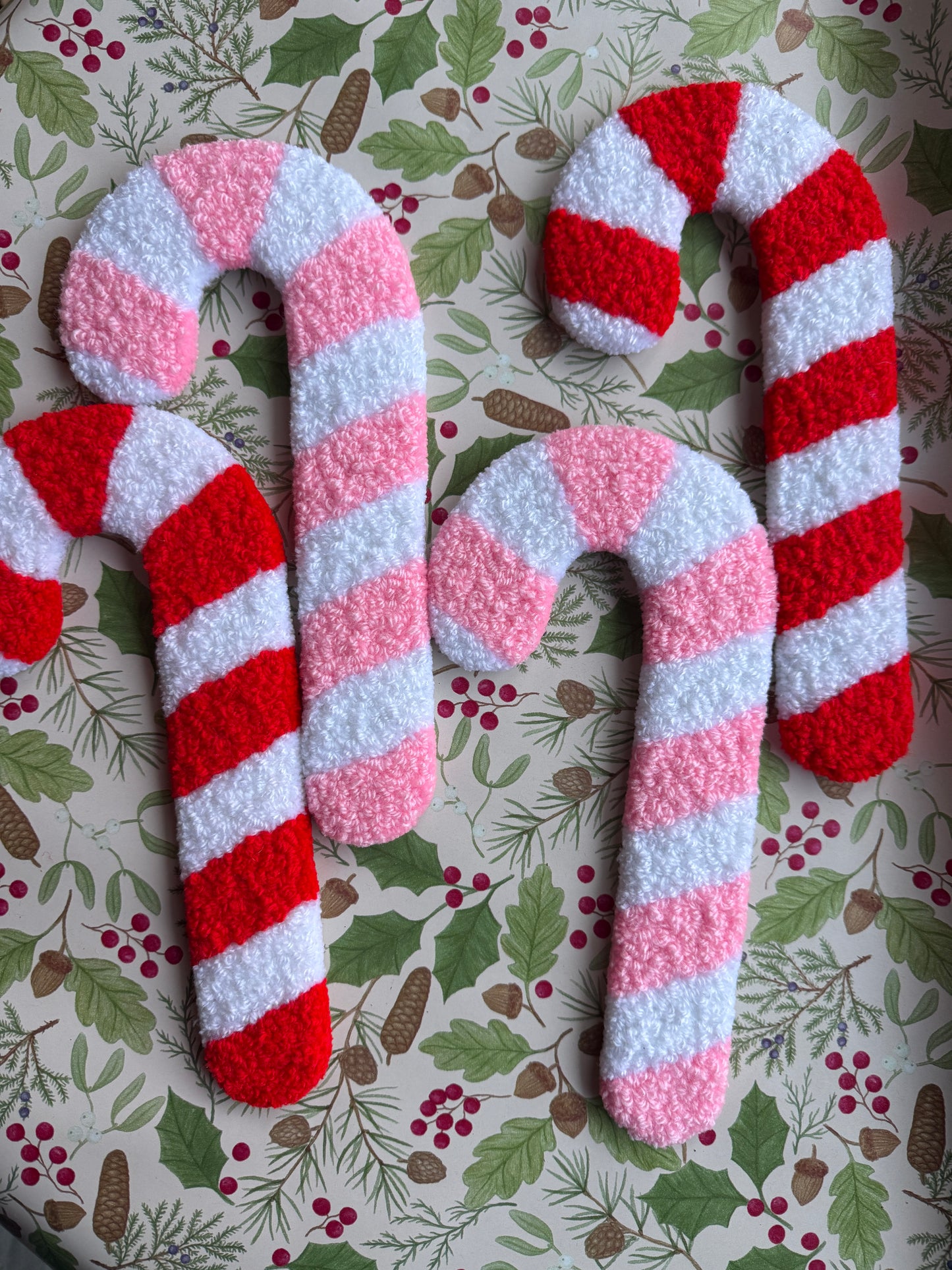 Julestok Vægtæppe (Rød/Hvid)