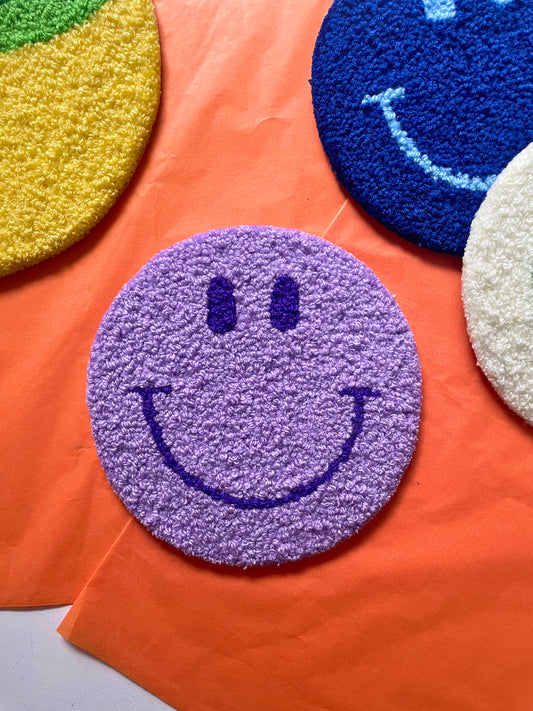 Smiley Vægtæppe (Lilla)